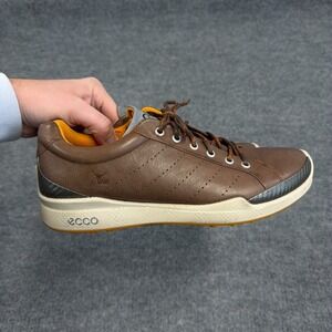 Ecco Biom Hybrid Yak Spikeless Golf Shoes Brown Mens Hydromax EU 43 | 9-9.5 US
